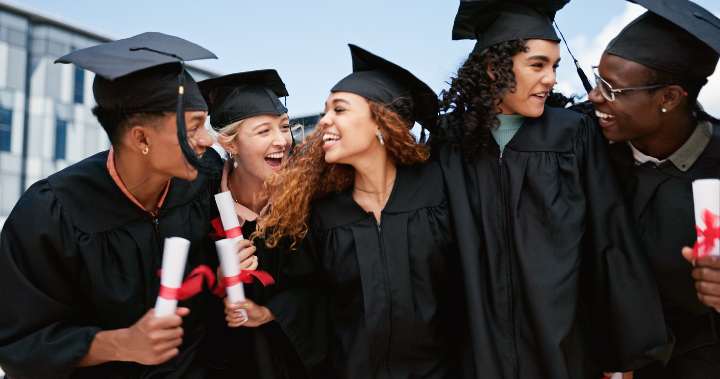 Students graduating