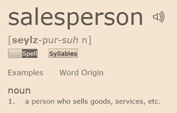 Salesperson Definition