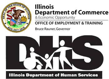 DCEO & IDHS Logos